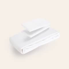 HYPNOS - Funda Plumón - 2 Plazas - 100% Bambú Orgánico - Blanco -