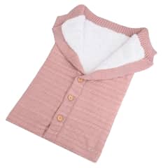 GENERICO - Saco De Dormir Manta para Bebe Recién Nacido Ultrasuave NEGRO