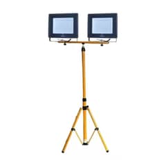 GENERICO - Pack 2 Foco Led 100w Sec 18000lm+soporte Atril Trípode 150cm