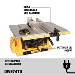 DEWALT - Dwe7470-b2c Sierra De Mesa 10 1800w