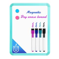 DELI - Pizarra blanca magnética 280x216mm Whiteboard verde