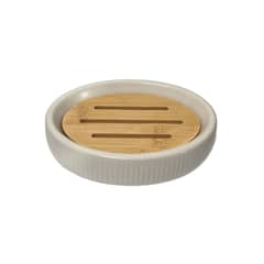OEM - Jabonera Porta Jabon Ceramica Bamboo Diseño Elegante