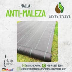 GENERICO - Malla Antimaleza 1.05 De Ancho X 5 mts De Largo, Cubre Suelo