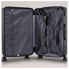 INSPIRACCI - Set de Maletas Rígidas MILAN S-M-L Negro-