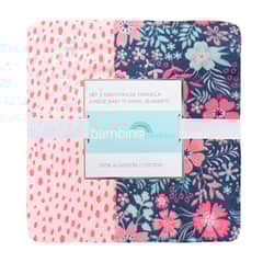 BAMBINO - Set 2 Mantita Franela Fucsia Jirafas Niña