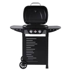 AMERICAN GRILL - Parrilla Electrica 2 Tubos Calefactores Manhattan Black