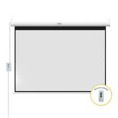 LEVO - Telón 100 pulgadas Eléctrico con control 200 x 150 cm