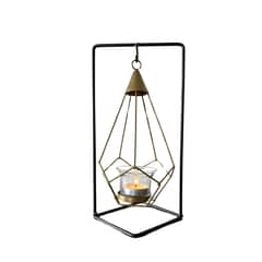 HOMASTTI - Porta Vela Candelabro Columpio Metálico Decorativo