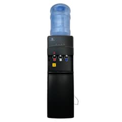 JAGIMA - Dispensador de Agua Compresor 3 llaves c/Gaveta PREMIUM - Negro