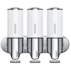 GENERICO - Dispensador Triple De Jabon Liquido Shampoo Acondicionador