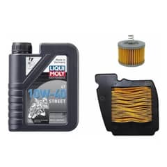 GENERICO - Kit Mantencion Yamaha Fz16 Aceite Liqui Moly + Filtros