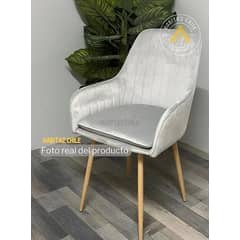 GENERICO - SITIAL POLTRONA GRIS LINEAL WOOD