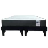 GENERICO - Cama Europea 2 Plazas Dreambed Color Negro