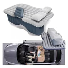 GENERICO - Colchón Inflable con Compresor 12V y Dos Almohadas