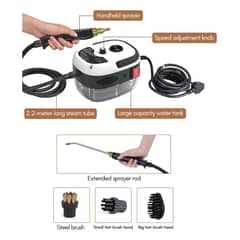 GENERICO - Limpiador Con Vapor Presurizado De Alta Temperatura 2500w