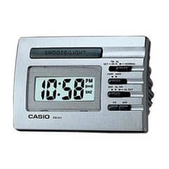CASIO - Reloj Despertador Digital Plateado - Dq-541-8rdf