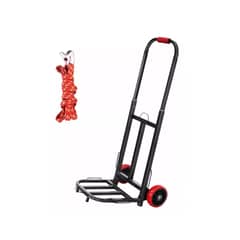 GENERICO - Práctico Carro Plegable Carga Acero 200kg Incluye Elástico