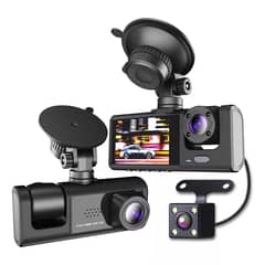 BLUEDREAMER - Cámara Para Auto Hd 1080p Vision Nocturna Dashcamera 3 Cámar