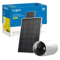 TP LINK - Set Cámara 2k De Seguridad Wi-fi Tapo + Panel Solar 10w USB-C