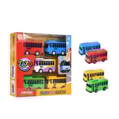 GENERICO - Tayo El Pequeño Autobus Y Sus Amigos pack 5 buses.