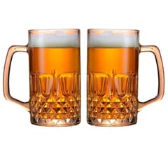 BAZUCA - Set 2 Vaso Cervecero Shopero Chopero Vidrio Shop 500 ML