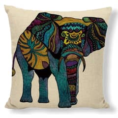 GENERICO - Funda de Cojin - Elefante De La Suerte Thai Feng Shui