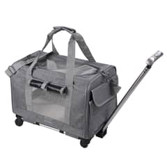 TATEE - Mochila Con Rueda Para Mascotas Transportador 40×48×32cm