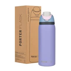 BUFFER FLASK - Termo Botella Agua Termica Porter Flask 1L Inox - Violeta