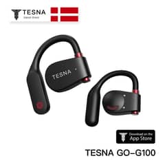 GENERICO - Audífonos Deportivos Bluetooth TESNA Bicolor Rojo y Negro
