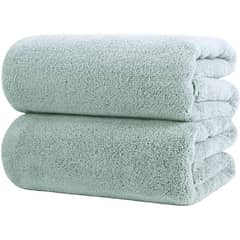 AZ AURAZEUS - Set De 2 Toallas Grande De Baño Toallon 100 x 140 Cm Microfibra Az
