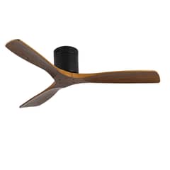 ANWO - Ventilador de Terraza Brezza de Madera Color Nogal ZVTM-W