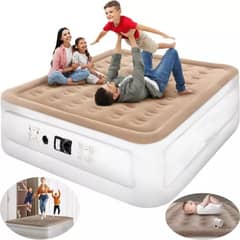 EVERSO - Colchon Cama Inflable Electrico Camping Glamping 2plaza