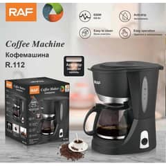 RAF - Cafetera envase vidrio templado apagado automatico