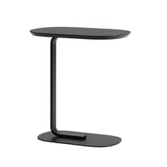 MOBOI - Mesa De Centro Lateral Auxiliar Minimalista Negra