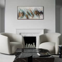 DEKAM DISEÑO - Cuadro Abstracto Lineas 140x70 cms