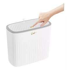 EVERSO - Papelera, Basurero Inteligente 13 Litros Recargable Blanco