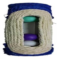 GENERICO - Rascador Rasguñador Gatos Sisal Con Pelotas 214 29x8cm
