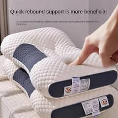 GENERICO - Almohada ergonómica ortopédica alivio cuello cervical