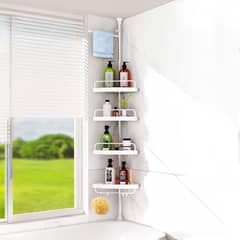 BIANCA HOME - Esquinero Para Baño Cromado