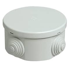 VIMAR - CAJA ESTANCA REDONDA 80x 40mm 4 SALIDAS IP44