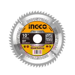 INGCO - Disco De Sierra Circular Industrial Madera 60T 254Mm 10 Tsb125423
