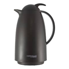 THERMOS - JARRA BOTELLA VIDRIO 1L THERMOCAFE NEGRA