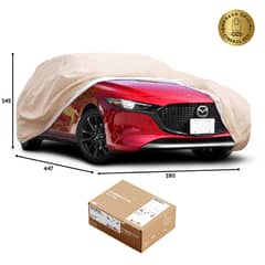 CWAGEN - Funda para Auto Beige Hatchback L - Wagen Covers Basic