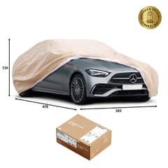 CWAGEN - Funda para Auto Beige Sedan M - Wagen Covers Basic