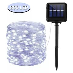 MICRO - 22m 200 leds luces de luz solar led para decoración navideña