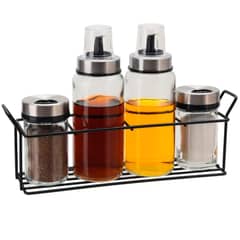 BOHEMIK - Alcuza de 4 botellas especieras