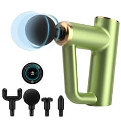 PUREPOWER - M12 Pistola Masaje Muscular Recargable -verde