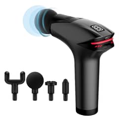 PUREPOWER - M525L Pistola Masajeador Muscular Recargable - Negro