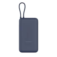 XIAOMI - 33W Power Bank 20000mAh Integrated Cable Blue GL