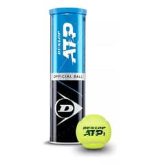GENERICO - Tarro de pelotas de tenis Dunlop ATP oficial x4 ITF